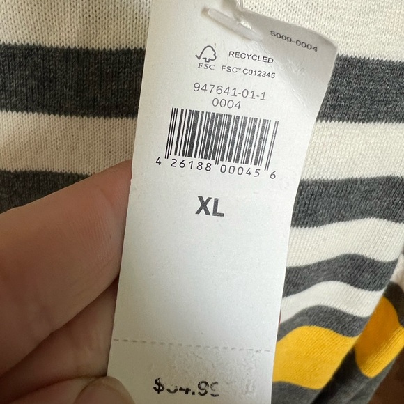 100% cotton banana republic sweater Sz XL - Picture 3 of 6